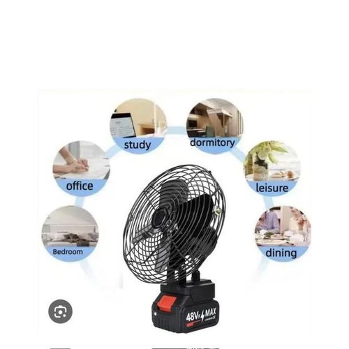 Generic  rechargeable Fan ,360Turning, long rechargeable Battery , 3 steps speed