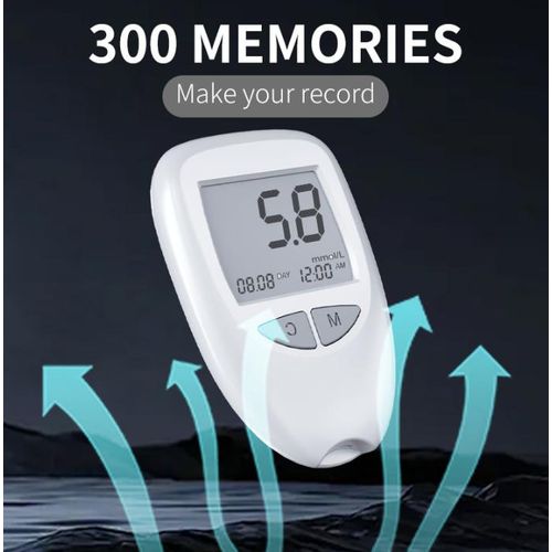 product_image_name-Generic-Blood Glucose Detector Monitor Glucometer Household Diabetes +50 Strips+50 Lancets,High-Precision Blood Glucose Testing Kit-7