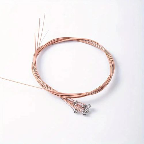 product_image_name-Generic-1 SET 6 Pieces Copper Guitar Strings 1-6 for Classical Classic Steel Wire Classic Acoustic Folk Guitar Parts Accessories-8