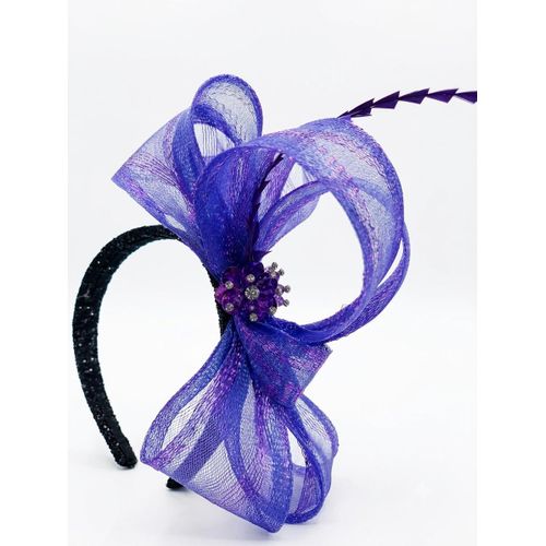 Generic Royal Blue Fascinator