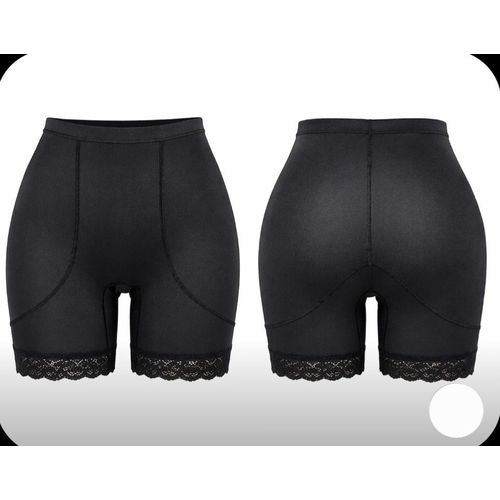 product_image_name-Heavenly Shapewear-Women Hip Lifter Cushion Shapewear Shorts – Hip Enhancer Seamless Body Shaper Push Up Hip Shorts - Seamless Hip Enhancer & Curve Shaping Body Shaper With Lace Trim - Black-3
