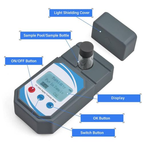 Generic YY-1044 Digital Turbidity Meter - Black - image 4