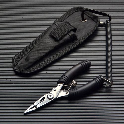Shop Generic Fishing Pliers Carbon Steel Fishing Hook Remover For Saltwater  Fishing Tool Set With Braid Cutters Sheath And Lanyard Online