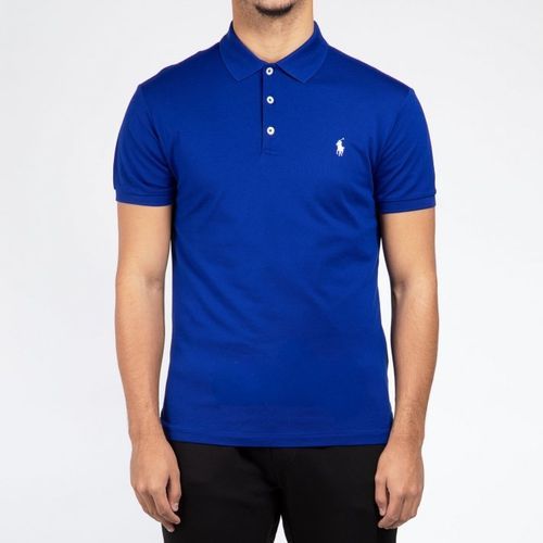 Buy Ralph Lauren Short Sleeve Polo Shirt - Royal Blue online in Black ...