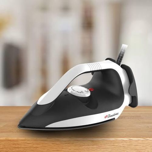 Iron black and white dry iron - image 2