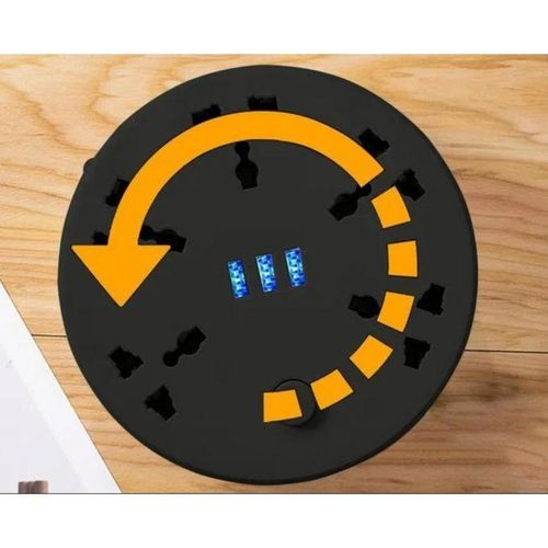 product_image_name-Generic-Cameland Travel Power Strip,6.56Ft Extension Cord with 3 Usb Ports and 5-Outlet,Ultra-Compact Wide Spaced Multi Outlets Plugs Sockets,Room,For Room,Work-2