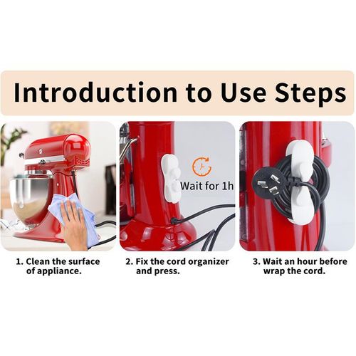 product_image_name-Gm-Household cable organizer and cord winder, traceless plug holder and power cord management device, suitable for kitchens, bathrooms, living rooms, etc.-5