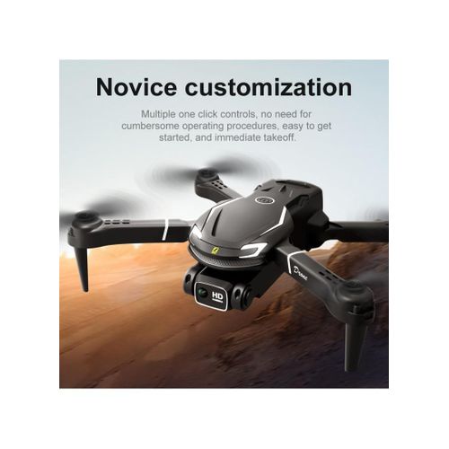 product_image_name-White Label-Dual Camera Drone Altitude Hold HeadlessMode Foldable RC Quadcopter Dual Batteries (L25 x W30 x H5.5)cm / (L9.8 x W11.8 x H2.2)inch - Black-3