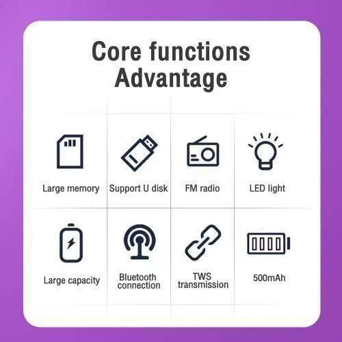 product_image_name-Generic-RGB Powerful subwoofer outdoor portable wireless Bluetooth speaker, home use small speaker, high volume, low bass amplifier Wireless Bluetooth Speaker Home Outdoor Portable-3