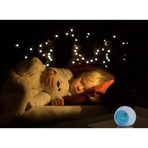 product_image_name-Generic-Kids Digital Alarm Clock, 7 Color Night Light-5