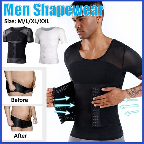 Shop Generic Men Mesh Breathable Tops Adjustable Tummy Control