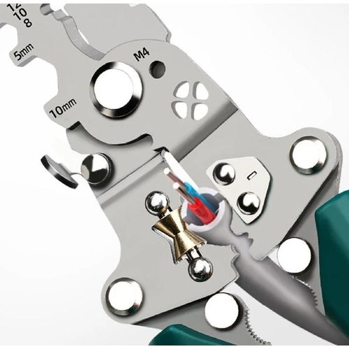 Generic 16-in-1 Foldable Multi-Function Wire Stripper,Wire Cutter Wire C-rimping Tool - image 4