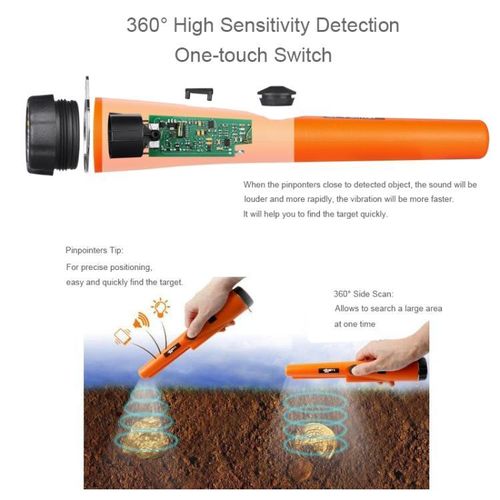 Generic Goint S Metal Detector Gold Detector Pointer - Orange - image 4
