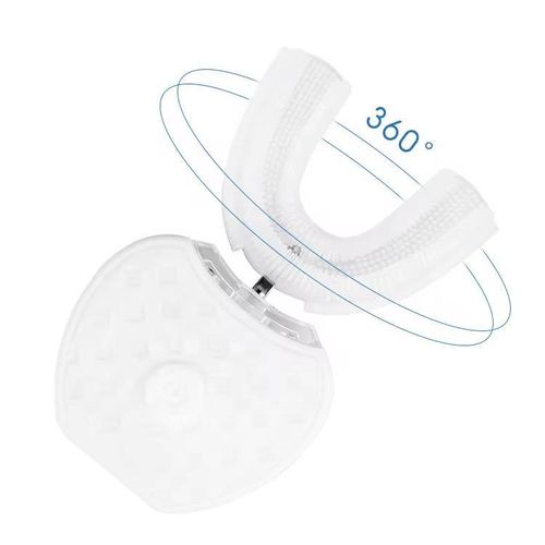 Generic UltraWhite 360° Automatic LED Whitening Toothbrush – Rechargeable U-Shaped Design