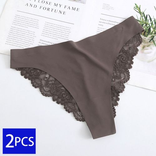 Shop Generic Sexy Lace G String Panties Women Nylon Silk Panty Briefs  Underwear Lingerie Female Ladies Floral Underpants(#S9d-2huise) Online