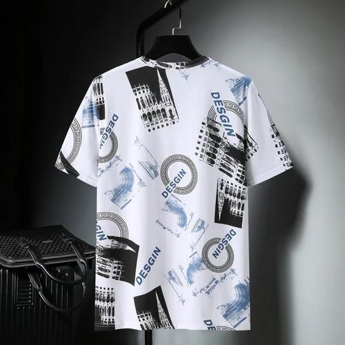 product_image_name-pisiduo-2025 New Men's Clothing Middle-aged Young Men's Round Neck Short-sleeved T-shirt Printed able Slim Versatile Base Top-7
