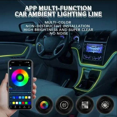 Generic Car Light Strip Ambience-6-in-1