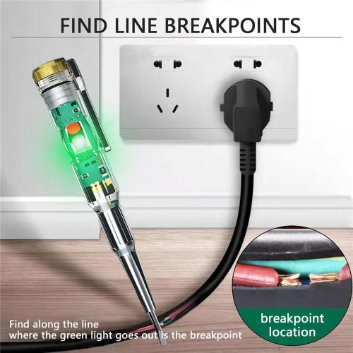 Generic Intelligent Voltage Tester Pen AC Non-contact Induction Test Pencil Voltmeter Power Detector Electrical Screwdriver Indicator - image 2