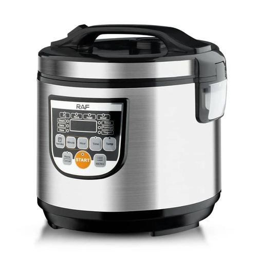 product_image_name-RAF-5L Rice Cooker -900W - Silver/Black-3