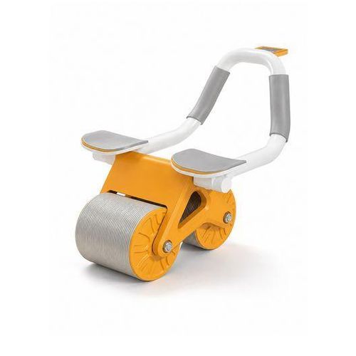 White Label Automatic Rebound Abdominal Muscle Ab Roller Trainer Wheel - Yellow