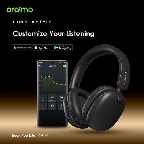 Oraimo BoomPop Lite Wireless Headphones-Black - image 6