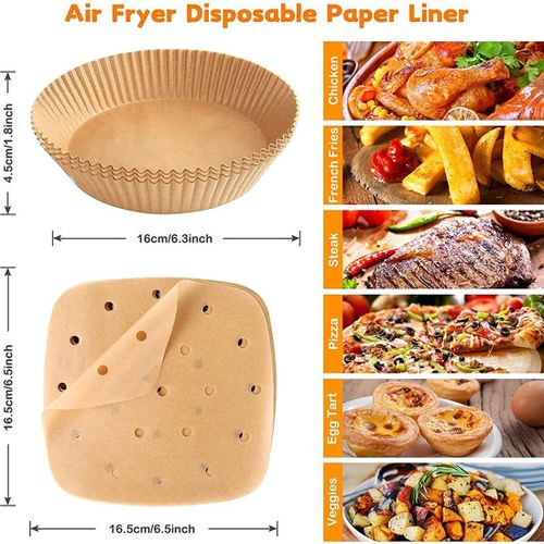 Air Fryer Disposable Liners Paper, 150 PCS Non-stick Parchment Paper, Air  Fryer