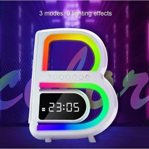 product_image_name-Generic-ALL-IN-ONE MAGIC! - B-Shaped Wireless Charger & Speaker - Lamp, Timer & Fast Power - ULTIMATE BEDSIDE UPGRADE!-5