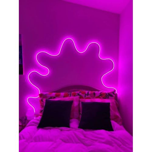 Generic Flexible DIY LED Neon Rope Light Sign - Pink