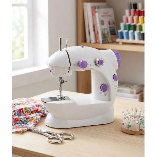 AD Portable Mini Manual  Sewing Machine  - Multicolour - image 2