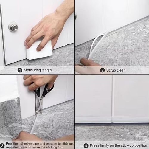 Generic Door Seam Door Bottom Seal Strip,Undersealing Soundproof Door Bottom Windproof Strip,transparent - image 5