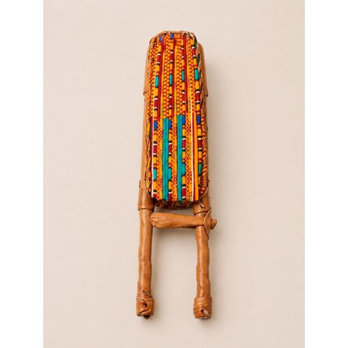 Generic African Print Hand Fan – Handmade Foldable Traditional Fan -Multi - image 2