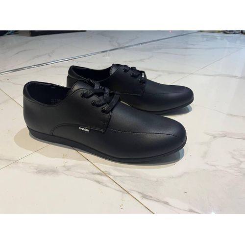 Crabkids Pure leather black shoe - image 3