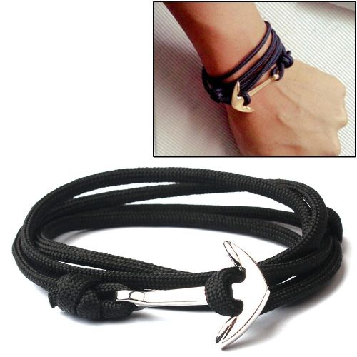 product_image_name-Fashion-Alloy Anchor Charm Multilayer Leather Friendship Bracelets-1