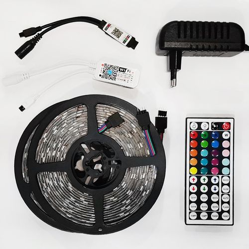 Shop Generic LED StrLights Bluetooth WiFi Luces led Lights For Room RGB  Flexible Waterproof Tape Diode 12V Remote Tira LED Strips Lighting-Infrared  control-2835 Non -15m- Online