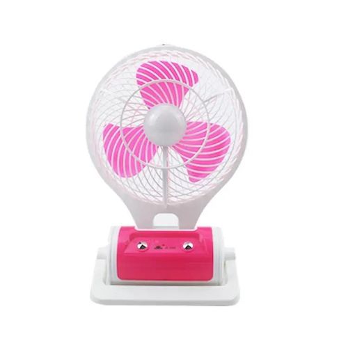 Generic Rechargeable Fan with Light- Pink