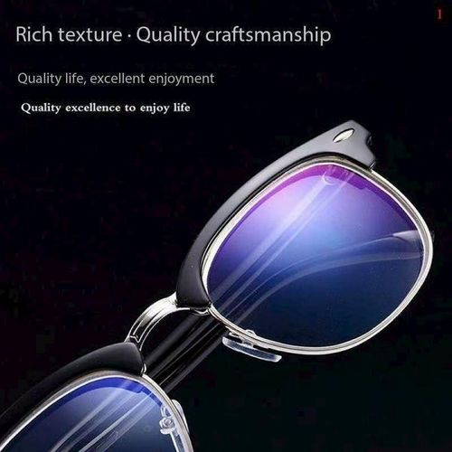 product_image_name-Generic-Anti Blue Ray Computer Glasses Men's Retro Metal Glasses Frame Round Glasses Frame Women's Color-changing Glasses-6