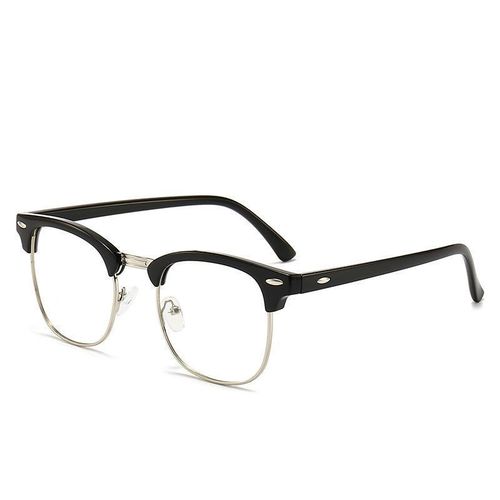 product_image_name-Generic-Anti Blue Ray Computer Glasses Men's Retro Metal Glasses Frame Round Glasses Frame Women's Color-changing Glasses-8