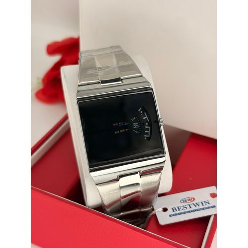 Bestwin  Square Digital Dial Stainless Ste