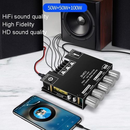 Generic ZK-MT21 50W x 2+100W 2.1 Channel Bluetooth Digital Amplifier Module - image 7