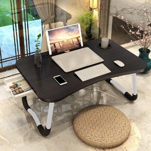 product_image_name-Generic-Ultra Large Portable Laptop Bed Table Foldable Desk with Cup Holder Multi Functional Computer Desks Bed Desk for Laptop-1