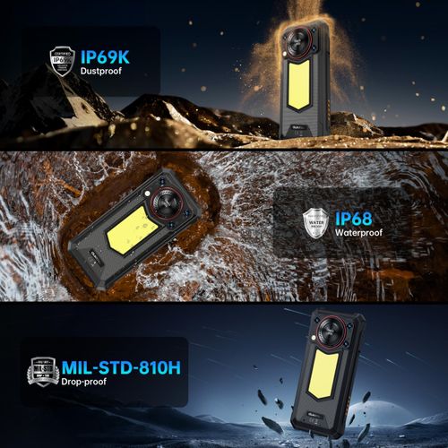 product_image_name-OUKITEL-WP53S Rugged Smartphone - Android 14 Rugged Phone, 6.0" HD+ Screen,12GB 128GB 1TB Expansion Smartphones, 6300mAh Battery, 20MP+5MP Camera, 4G Dual SIM,NFC,BT5.0,Face ID, Black-6