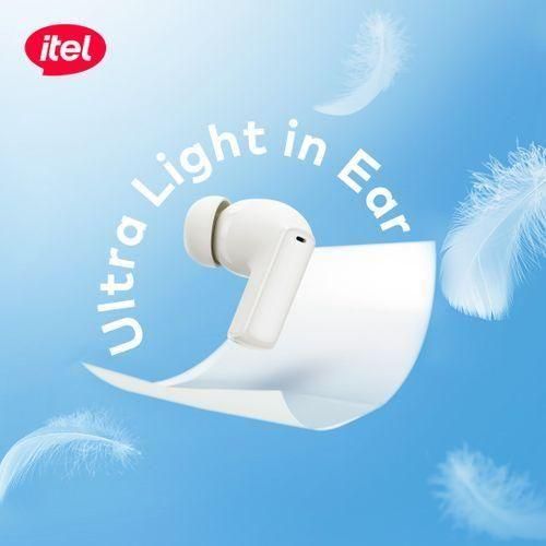 Itel TWS BudsNeo 3 Earbuds Earpods - 100Hours ENC-White - image 3