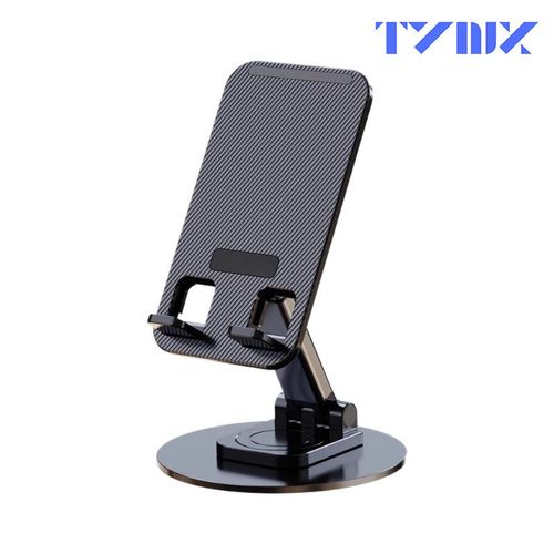 product_image_name-TYNIX-TS-02 Elevating, Foldable, Multi-Functional Adjustable Portable 360-Degree Rotating Desktop Phone Stand-1