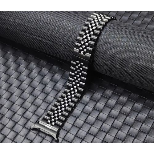 product_image_name-Generic-2 pcs Premium Stainless Steel Strap for Apple Watch – Adjustable Metal Bracelet Band with adjustment tool (Black, Gold, Mixed Colour)-2