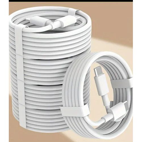 product_image_name-Generic-White 20W fast charging Type c to type c charger chord-2