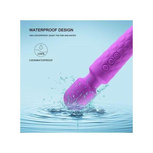 product_image_name-Generic-20 Mode Powerful Rechargeable Magic Wand Vibrator Bullet Vibrator G Spot Vibrator Vagina Sex Toy-2