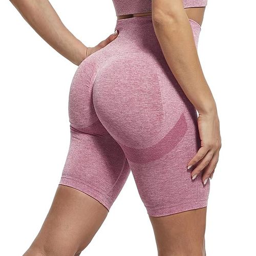 Shop Generic Push Up Legging Seamless Yoga Pant Lifting Leggings Women Booty  Workout Legging Gym Scrunch Sport Woman Tights Fitness Pant(#shorts-pink)  Online