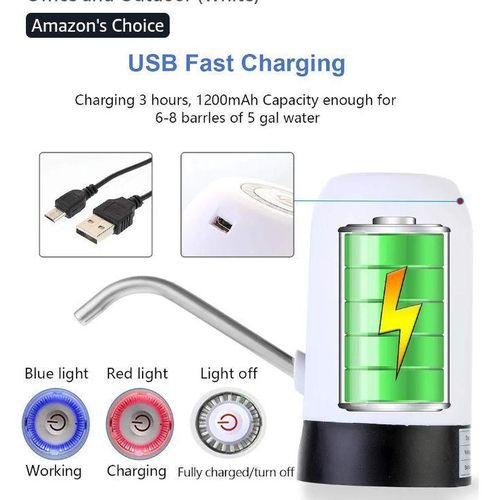 AD Multifunctional Electrical Fast Water Pump - Multicolour - image 2