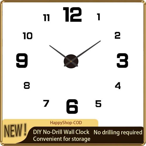 product_image_name-Fashion-Creative Digital Wall Clock - DIY No-Drill Acrylic Decorative Clock Stickers-1