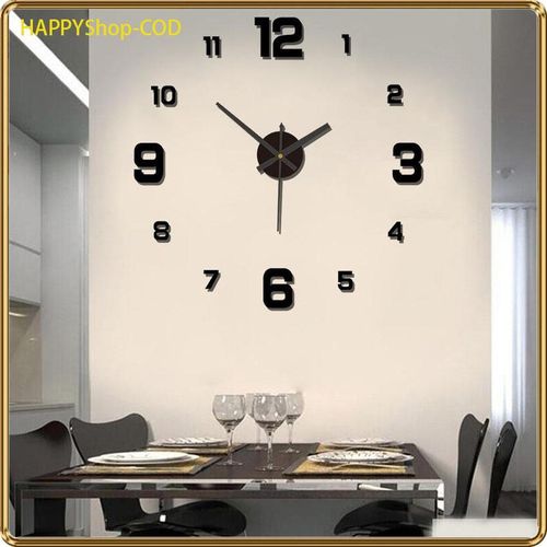product_image_name-Fashion-Creative Digital Wall Clock - DIY No-Drill Acrylic Decorative Clock Stickers-2